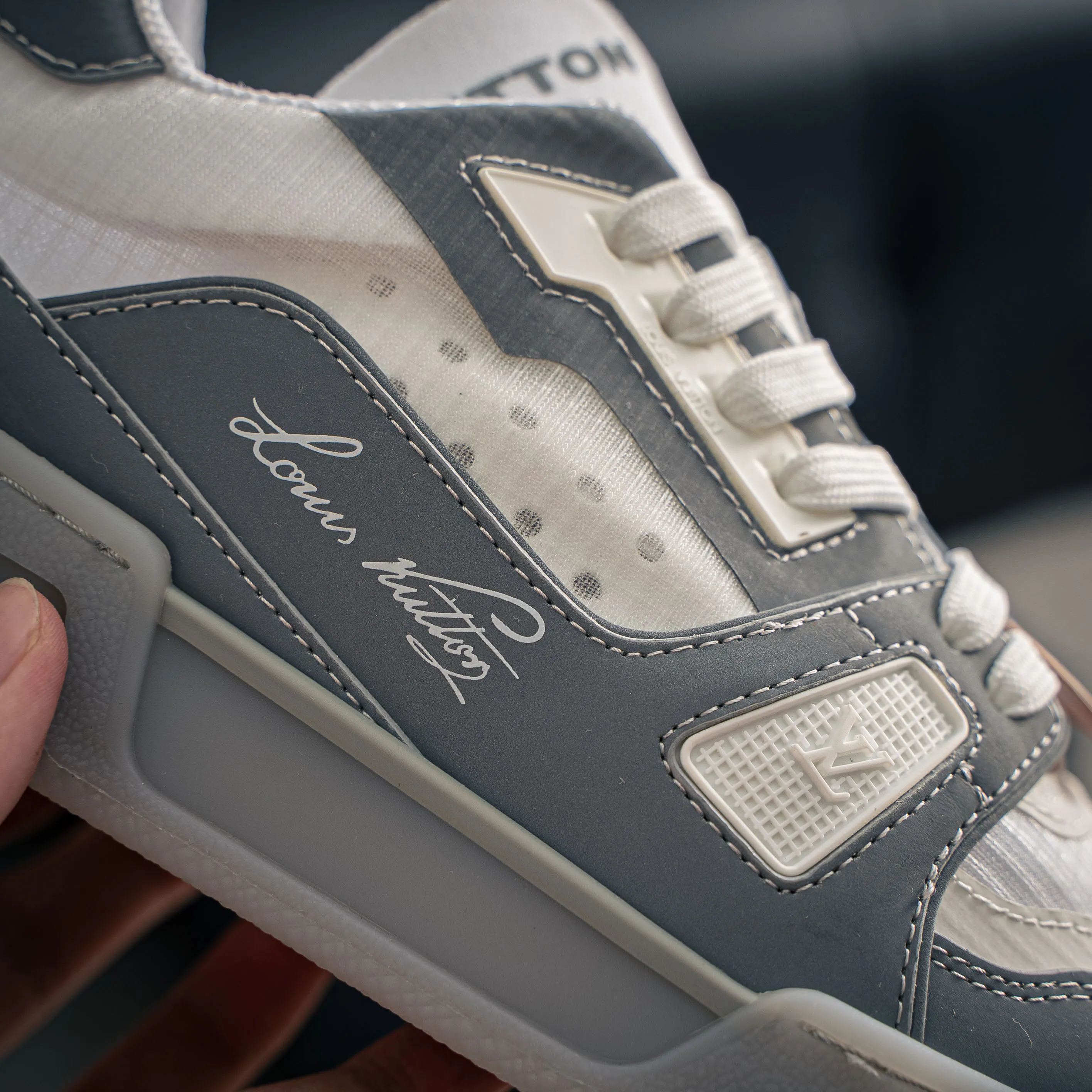 【YS 】 Premium LOUIS VUITTON LV Trainer CUP Mesh Breathable Shoes ✦ ， 37 Series ✦ + Shoes